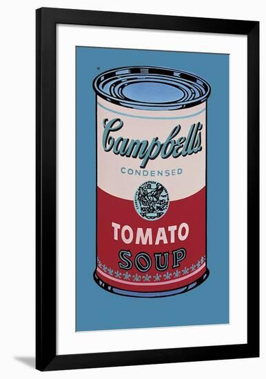 Campbell's Soup Can, 1965 (Pink and Red)-Andy Warhol-Framed Giclee Print