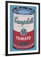 Campbell's Soup Can, 1965 (Pink and Red)-Andy Warhol-Framed Giclee Print