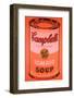 Campbell's Soup Can, c.1965 (Orange)-Andy Warhol-Framed Art Print