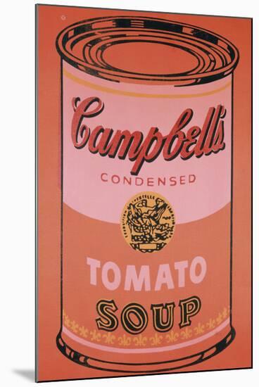 Campbell's Soup Can, c.1965 (Orange)-Andy Warhol-Mounted Giclee Print
