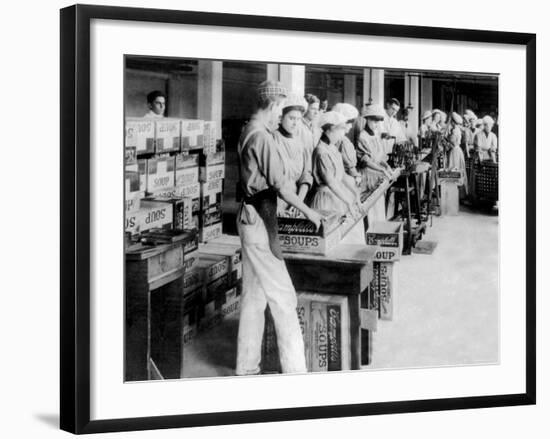 Campbell's Soup Can Packing, Philadelphia, Pennsylvania-null-Framed Photo