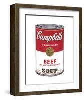 Campbell's Soup I: Beef, 1968-Andy Warhol-Framed Art Print