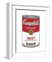 Campbell's Soup I: Beef, 1968-Andy Warhol-Framed Art Print