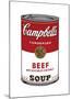 Campbell's Soup I: Beef, c.1968-Andy Warhol-Mounted Giclee Print