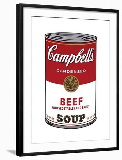 Campbell's Soup I: Beef, c.1968-Andy Warhol-Framed Giclee Print