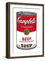 Campbell's Soup I: Beef, c.1968-Andy Warhol-Framed Art Print