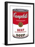 Campbell's Soup I: Beef, c.1968-Andy Warhol-Framed Art Print