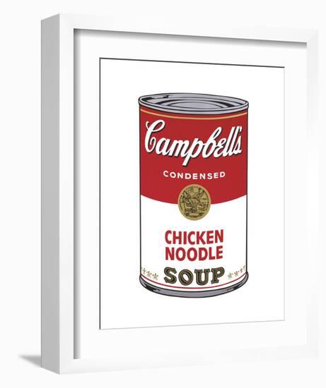 Campbell's Soup I: Chicken Noodle, 1968-Andy Warhol-Framed Art Print