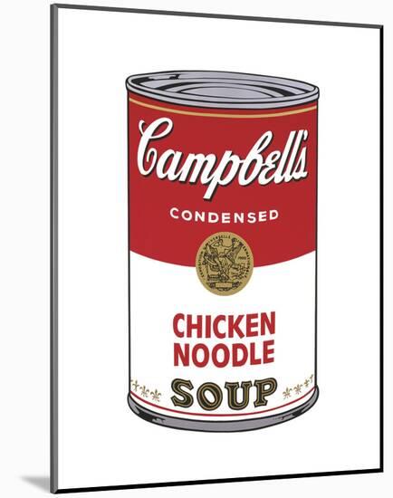 Campbell's Soup I: Chicken Noodle, 1968-Andy Warhol-Mounted Art Print