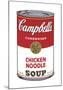 Campbell's Soup I: Chicken Noodle, 1968-Andy Warhol-Mounted Art Print