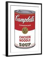 Campbell's Soup I: Chicken Noodle, 1968-Andy Warhol-Framed Art Print