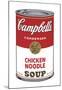 Campbell's Soup I: Chicken Noodle, 1968-Andy Warhol-Mounted Art Print