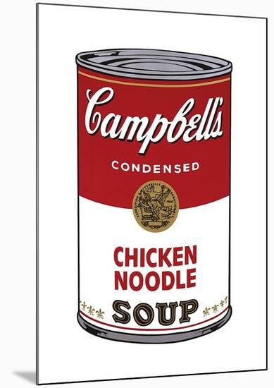 Campbell's Soup I: Chicken Noodle, c.1968-Andy Warhol-Mounted Giclee Print