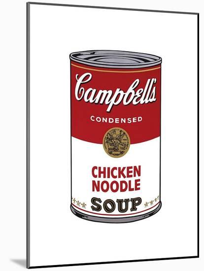 Campbell's Soup I: Chicken Noodle, c.1968-Andy Warhol-Mounted Giclee Print