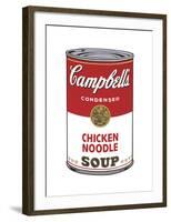 Campbell's Soup I: Chicken Noodle, c.1968-Andy Warhol-Framed Giclee Print