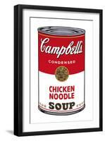 Campbell's Soup I: Chicken Noodle, c.1968-Andy Warhol-Framed Art Print