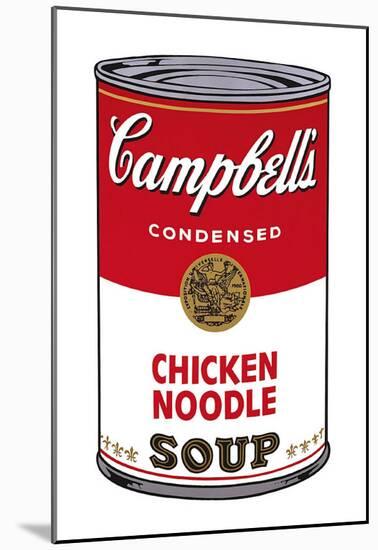 Campbell's Soup I: Chicken Noodle, c.1968-Andy Warhol-Mounted Art Print