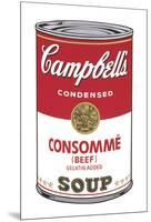 Campbell's Soup I: Consomme, 1968-Andy Warhol-Mounted Art Print