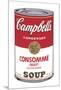 Campbell's Soup I: Consomme, 1968-Andy Warhol-Mounted Art Print