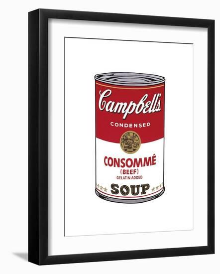 Campbell's Soup I: Consomme, c.1968-Andy Warhol-Framed Giclee Print