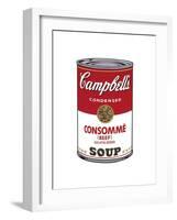 Campbell's Soup I: Consomme, c.1968-Andy Warhol-Framed Giclee Print