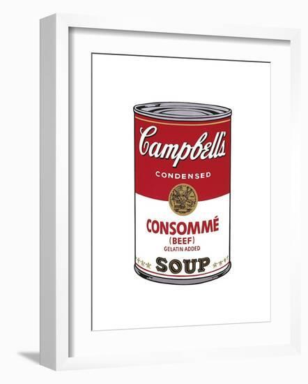 Campbell's Soup I: Consomme, c.1968-Andy Warhol-Framed Giclee Print