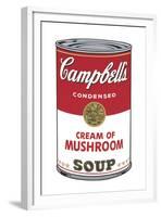 Campbell's Soup I: Cream of Mushroom, 1968-Andy Warhol-Framed Art Print