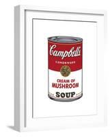 Campbell's Soup I: Cream of Mushroom, c.1968-Andy Warhol-Framed Giclee Print