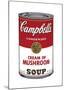 Campbell's Soup I: Cream of Mushroom, c.1968-Andy Warhol-Mounted Giclee Print