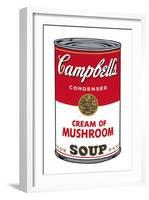 Campbell's Soup I: Cream of Mushroom, c.1968-Andy Warhol-Framed Art Print