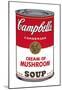Campbell's Soup I: Cream of Mushroom, c.1968-Andy Warhol-Mounted Art Print