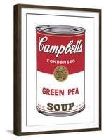 Campbell's Soup I: Green Pea, 1968-Andy Warhol-Framed Art Print