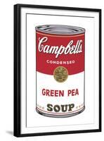 Campbell's Soup I: Green Pea, 1968-Andy Warhol-Framed Art Print