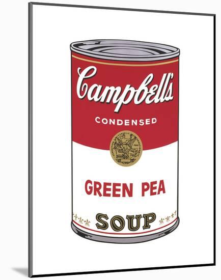 Campbell's Soup I: Green Pea, 1968-Andy Warhol-Mounted Art Print