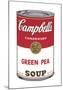 Campbell's Soup I: Green Pea, 1968-Andy Warhol-Mounted Art Print