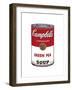 Campbell's Soup I: Green Pea, c.1968-Andy Warhol-Framed Giclee Print