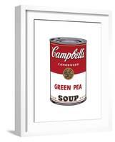 Campbell's Soup I: Green Pea, c.1968-Andy Warhol-Framed Giclee Print