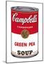 Campbell's Soup I: Green Pea, c.1968-Andy Warhol-Mounted Art Print