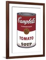 Campbell's Soup I: Tomato, c.1968-Andy Warhol-Framed Giclee Print