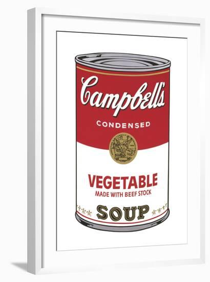 Campbell's Soup I: Vegetable, 1968-Andy Warhol-Framed Art Print