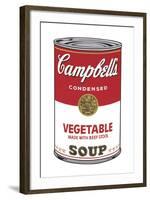 Campbell's Soup I: Vegetable, 1968-Andy Warhol-Framed Art Print