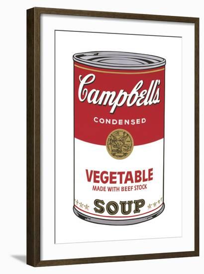 Campbell's Soup I: Vegetable, 1968-Andy Warhol-Framed Art Print