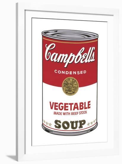 Campbell's Soup I: Vegetable, 1968-Andy Warhol-Framed Art Print