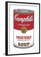 Campbell's Soup I: Vegetable, 1968-Andy Warhol-Framed Art Print