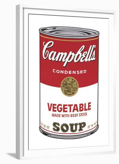 Campbell's Soup I: Vegetable, 1968-Andy Warhol-Framed Art Print