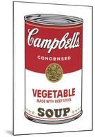 Campbell's Soup I: Vegetable, 1968-Andy Warhol-Mounted Art Print