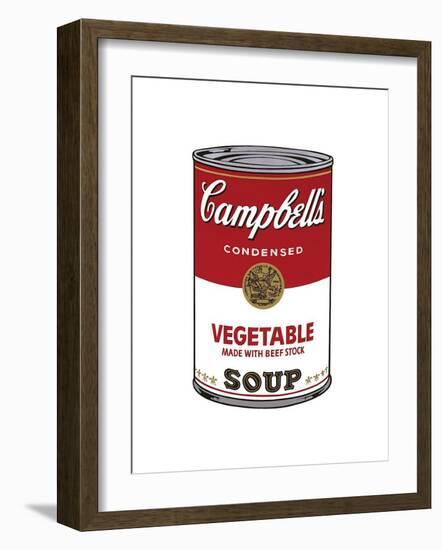 Campbell's Soup I: Vegetable, c.1968-Andy Warhol-Framed Giclee Print