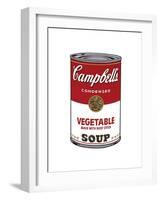 Campbell's Soup I: Vegetable, c.1968-Andy Warhol-Framed Giclee Print