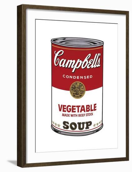 Campbell's Soup I: Vegetable, c.1968-Andy Warhol-Framed Giclee Print