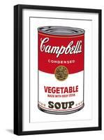 Campbell's Soup I: Vegetable, c.1968-Andy Warhol-Framed Art Print